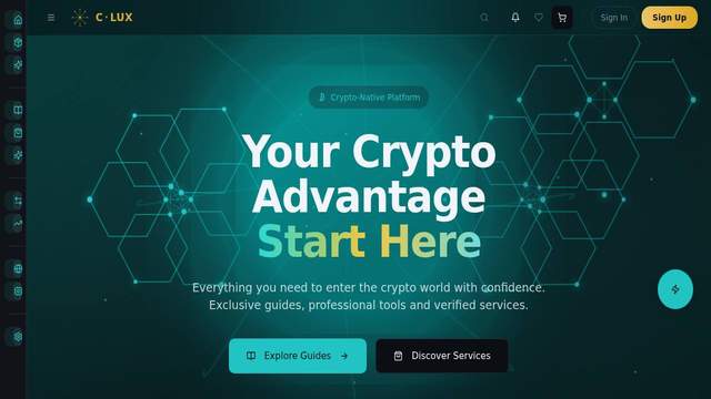 Crypto Lux casino screenshot
